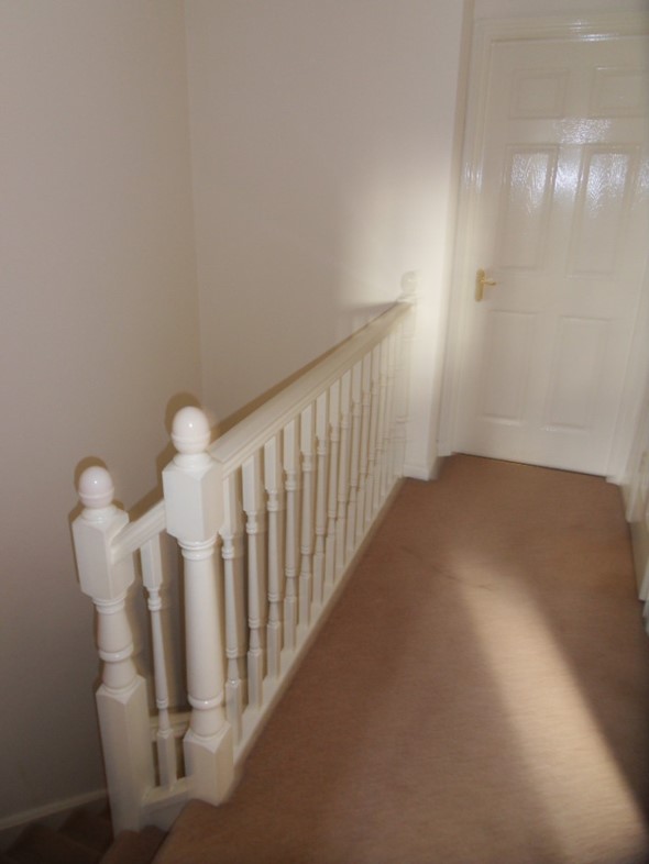 Stairs to the upper level