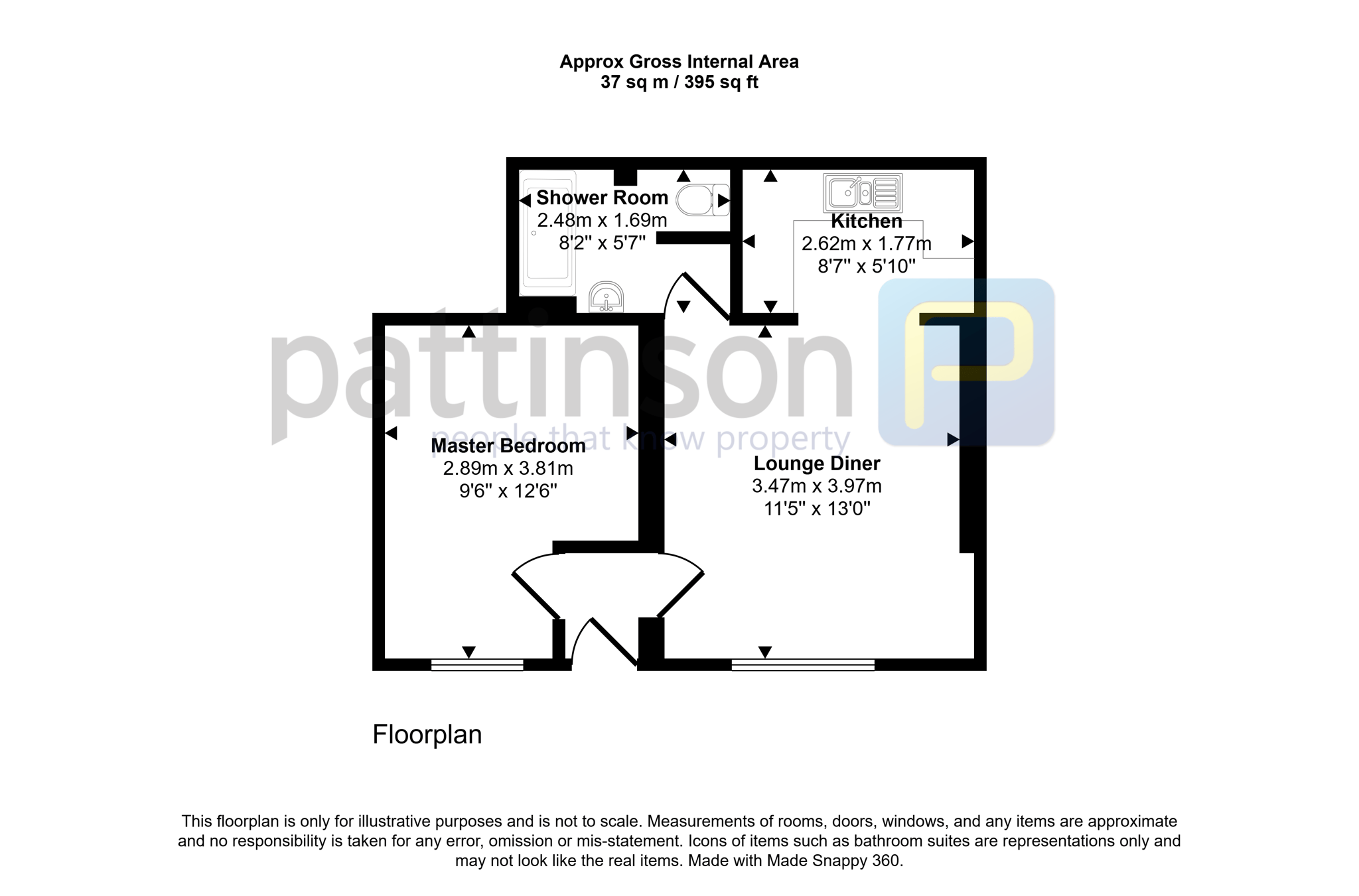 2 Chancery Lane (1 Bed Ground Floor Flat)