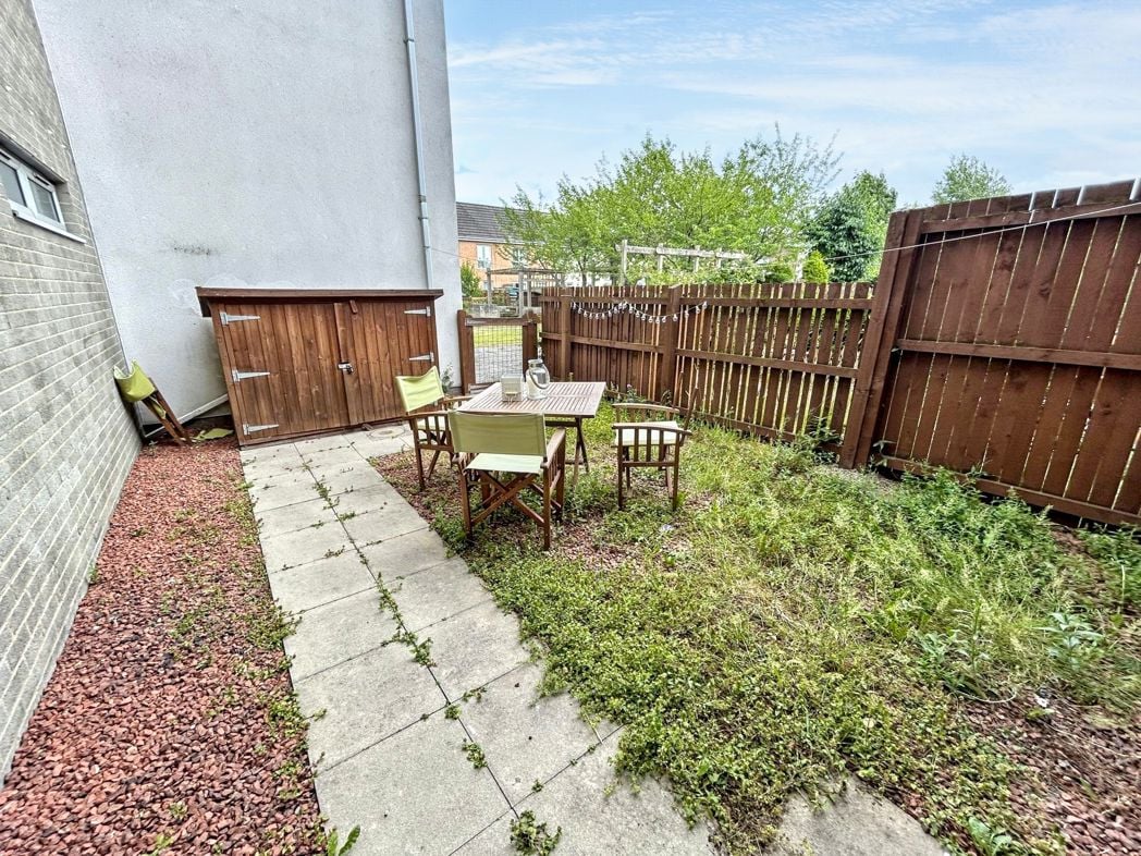 Rear garden