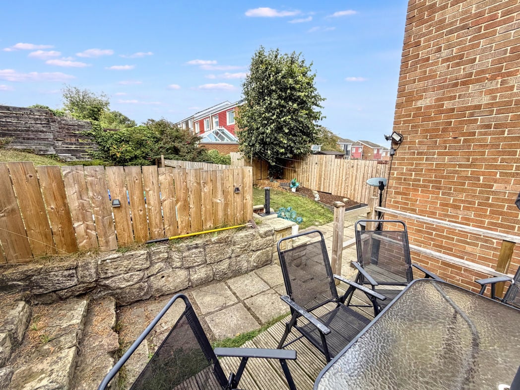 Side patio area
