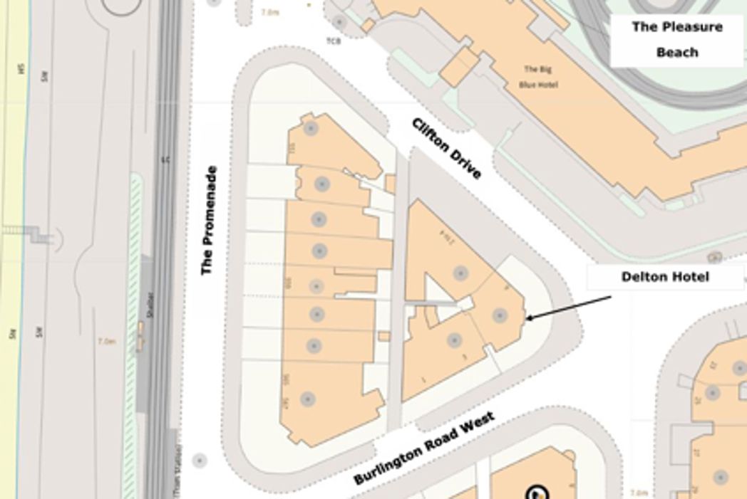 Delton Hotel, 6, Blackpool, Lancashire, FY4 1NE