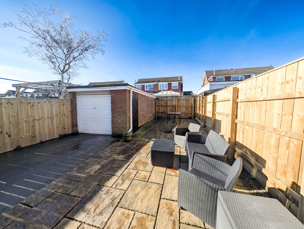 Rear garden