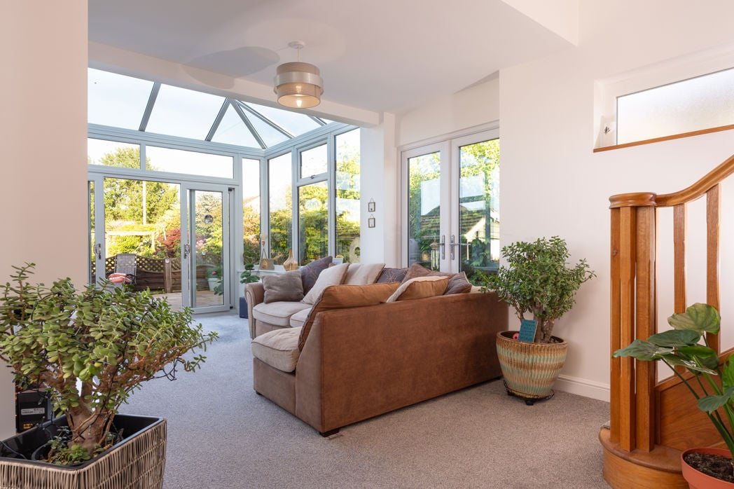 Open-Plan Reception Room and Sun Room