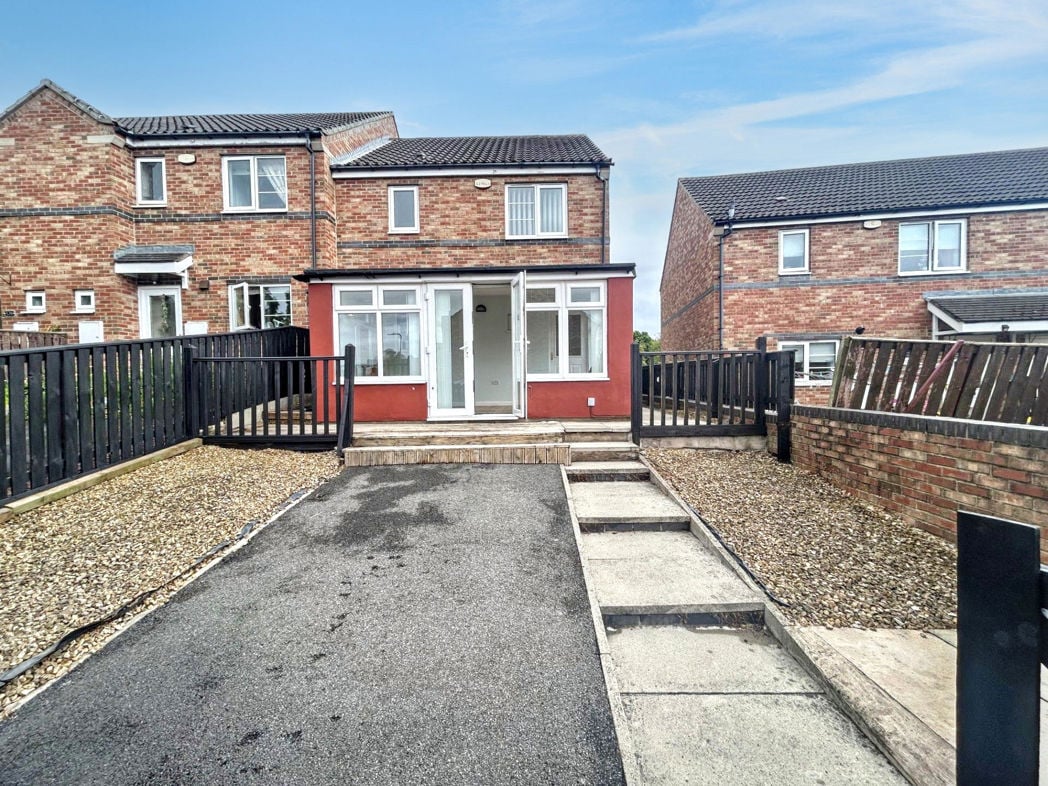 Rear Garden & Driveway