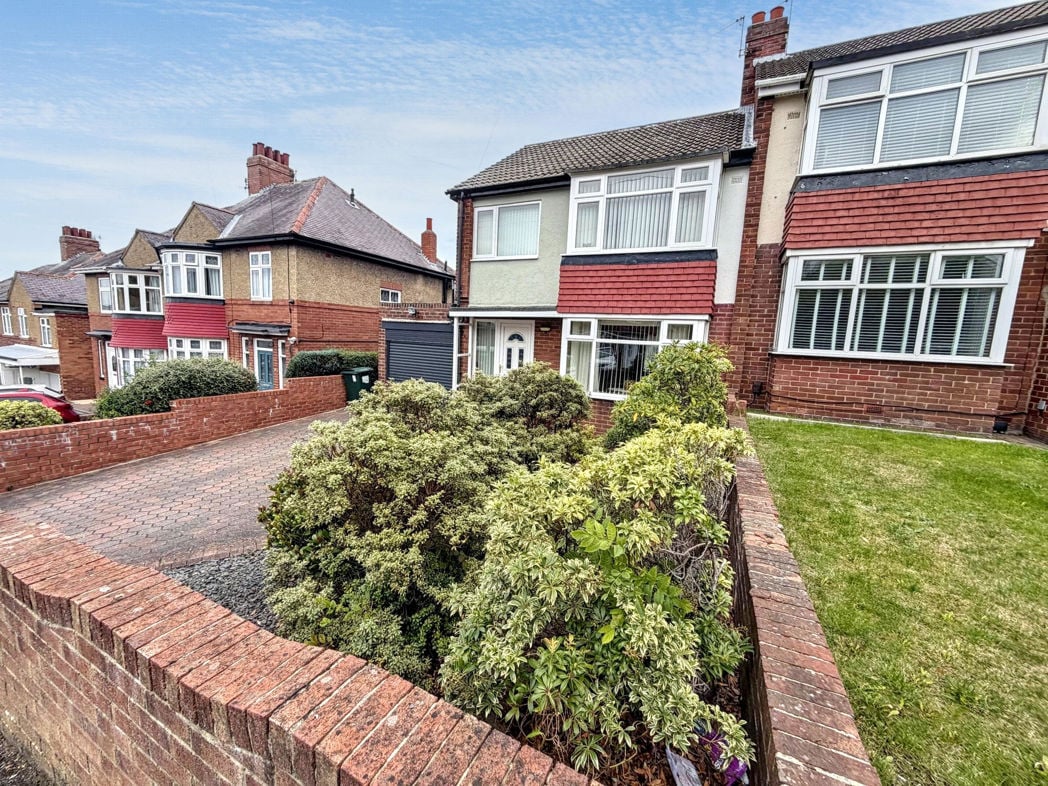 Driveway and front garden