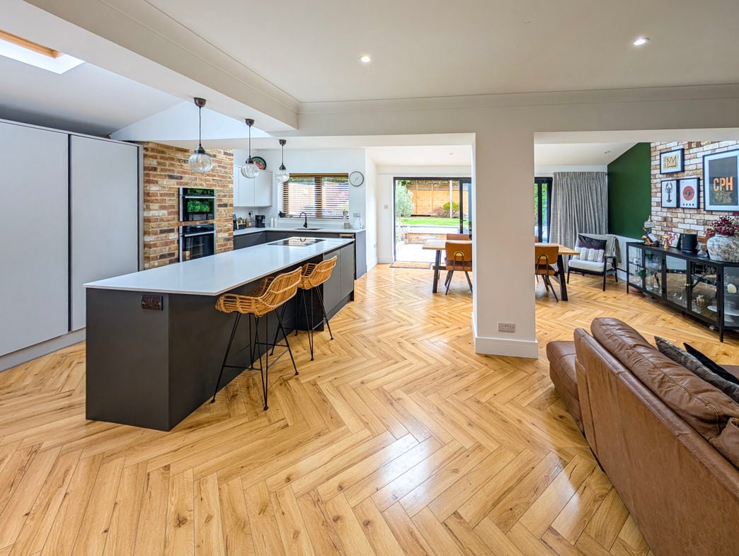 Kitchen and dining area