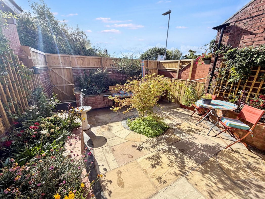 Shared rear yard